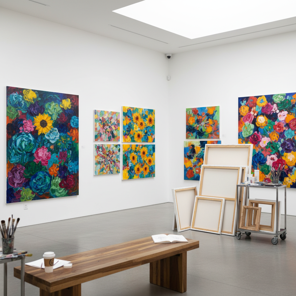 Kunst voor een levendige woonruimte